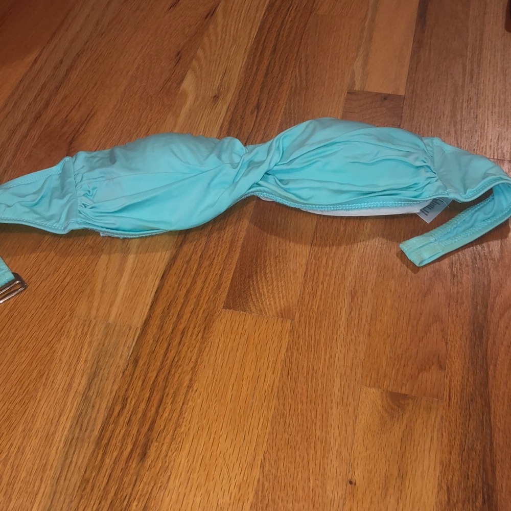 Light blue bikini top
